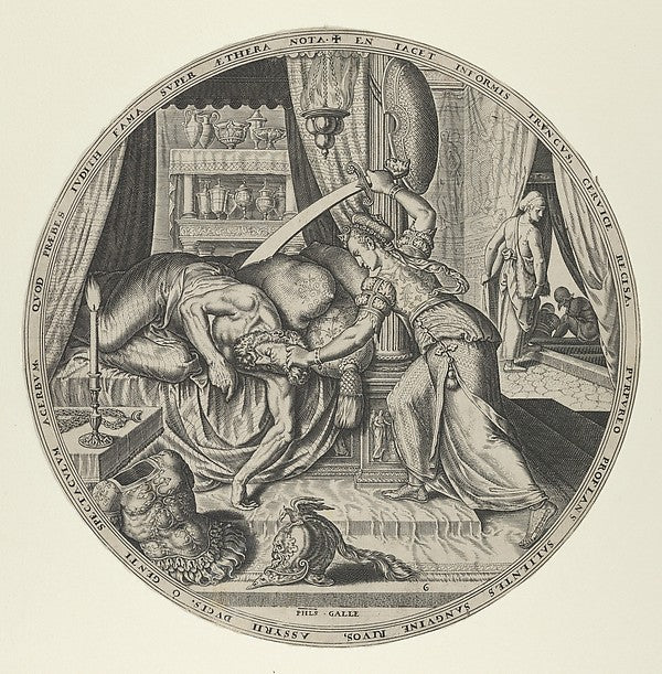 Judith -Philips Galle ,  Poster Print Wall Art