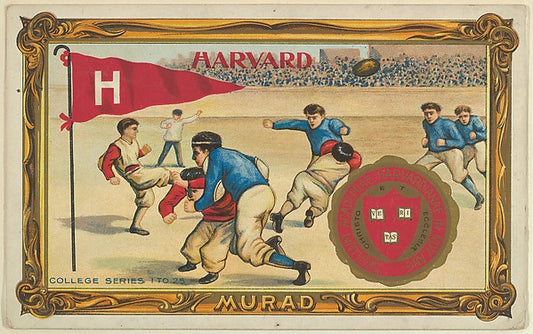 :Harvard version one part of the College Series cabinet card-16x12"(A3) Poster