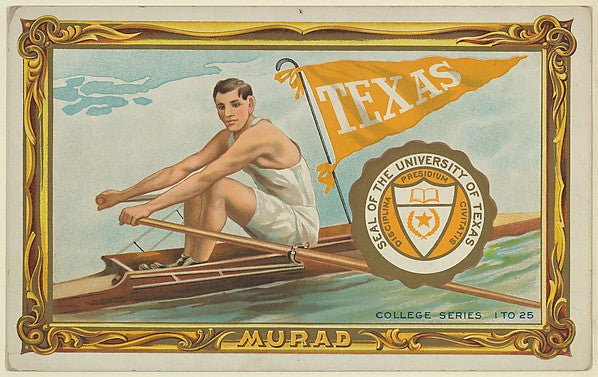 :Texas University version two part of the College Series cab-16x12"(A3) Poster