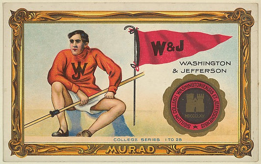 :Washington and Jefferson version one part of the College Se-16x12"(A3) Poster