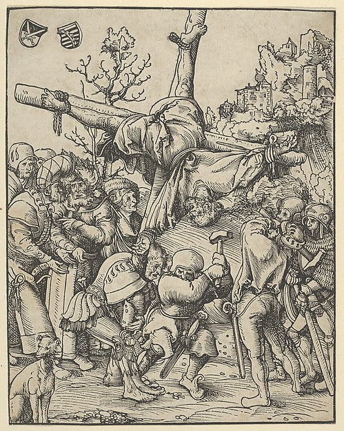 Lucas Cranach the Elder:Peter from the Martyrdom of the Twel-16x12"(A3) Poster