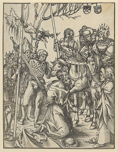 Lucas Cranach the Elder:James The Greater from the Martyrdom-16x12"(A3) Poster