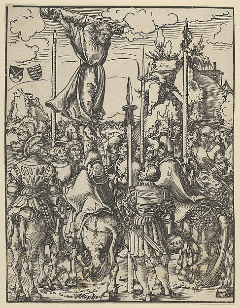 Lucas Cranach the Elder:Bartholomew from the Martyrdom of th-16x12"(A3) Poster