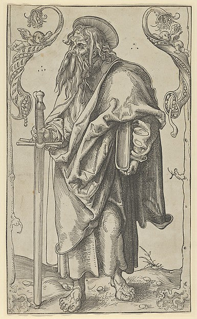 Lucas Cranach the Elder:Paul from Christ the Apostles and St-16x12"(A3) Poster