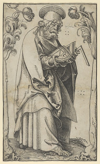 Lucas Cranach the Elder:Matthew from Christ the Apostles and-16x12"(A3) Poster