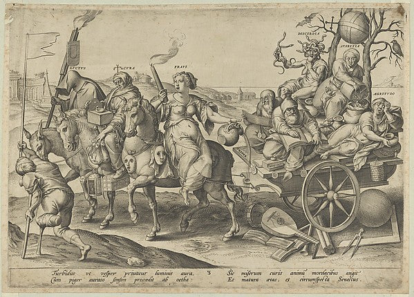 Hieronymus Wierix , After Ambrosius Francken I:Adulthood fro-16x12"(A3) Poster