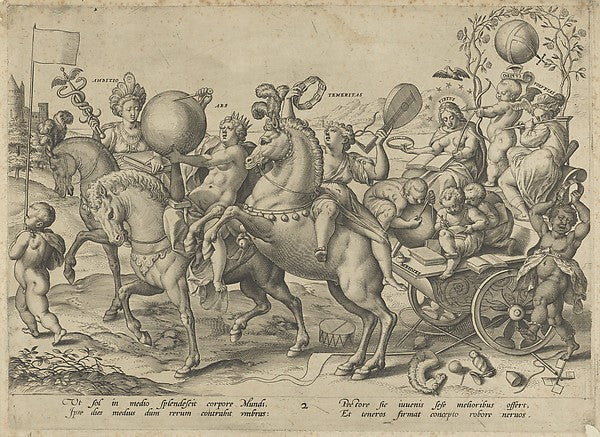 Hieronymus Wierix , After Ambrosius Francken I:Youth from Th-16x12"(A3) Poster