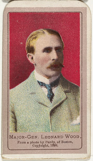 :Major-General Leonard Wood from the Heroes of the Spanish W-16x12"(A3) Poster