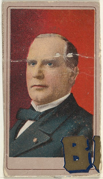 :Display cutout William McKinley from the Heroes of the Span-16x12"(A3) Poster