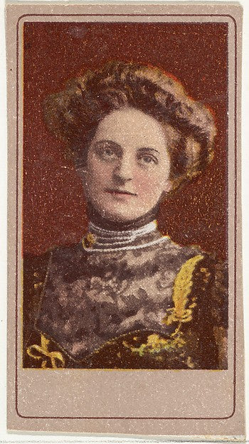 :Actress wearing multi-strand pearl necklace from the Actres-16x12"(A3) Poster