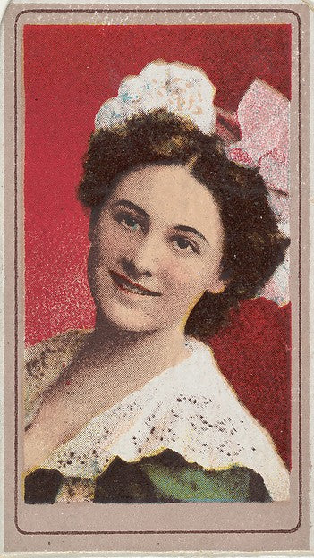 :Actress wearing wide lace collar from the Actresses series -16x12"(A3) Poster