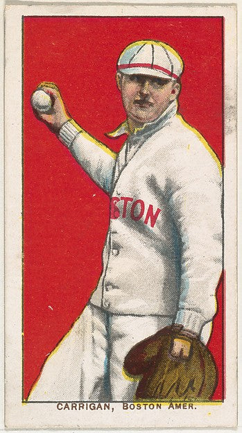 :Carrigan Boston American League from the White Border serie-16x12"(A3) Poster