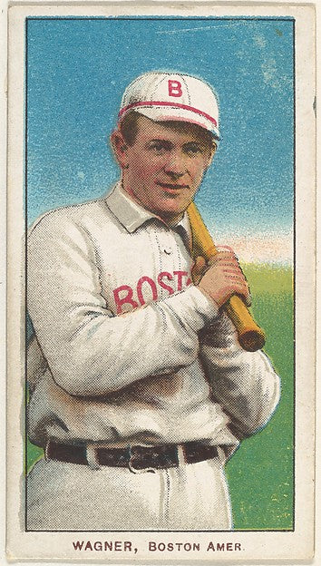 :Wagner Boston American League from the White Border series -16x12"(A3) Poster