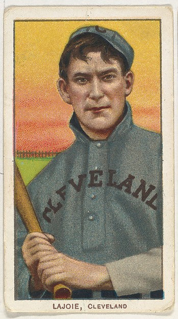 :Lajoie Cleveland from the White Border series for the Ameri-16x12"(A3) Poster