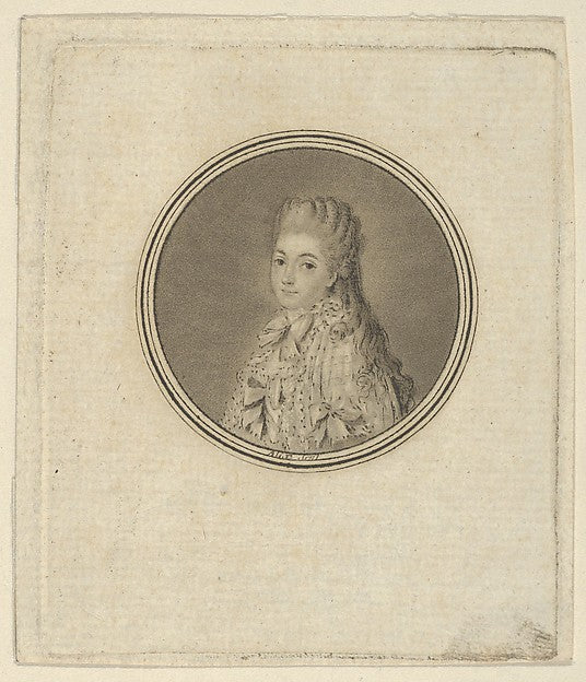 Pierre Michel Alix - Anne de Chaumont-Guitry Comtesse d'Amblim, Poster Print Wall Art