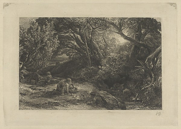 The Morning of Life begun 1860–61-Samuel Palmer, Poster Print