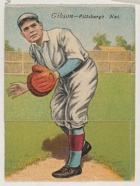 :Gibson Pittsburgh National League from the Mecca Double Fol-16x12"(A3) Poster