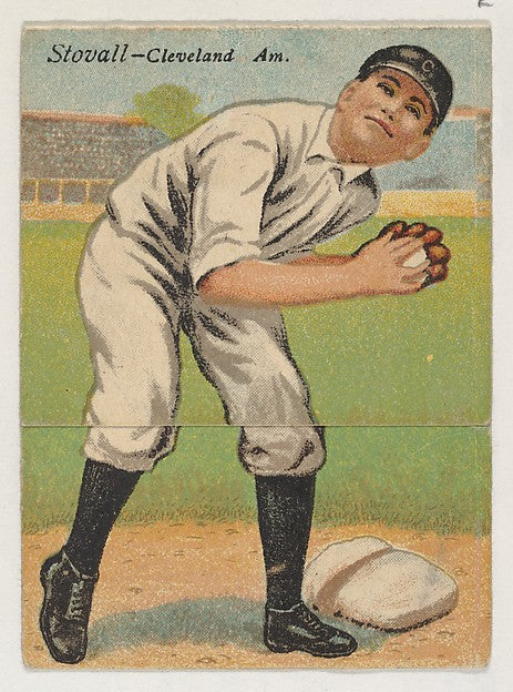 :Stovall Cleveland American League from the Mecca Double Fol-16x12"(A3) Poster