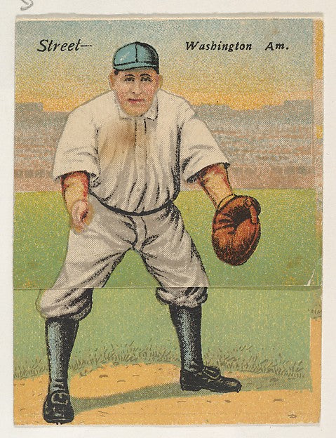 :Street Washington American League from the Mecca Double Fol-16x12"(A3) Poster