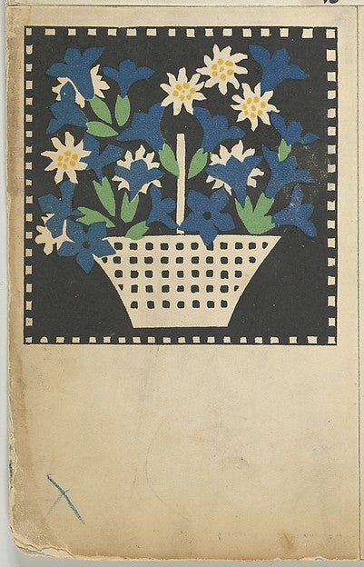 Basket of Flowers 1907-Leopoldine Kolbe , Poster Print