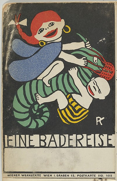 Rudolf Kalvach - Trip to a Spa 1907, Poster Print Wall Art