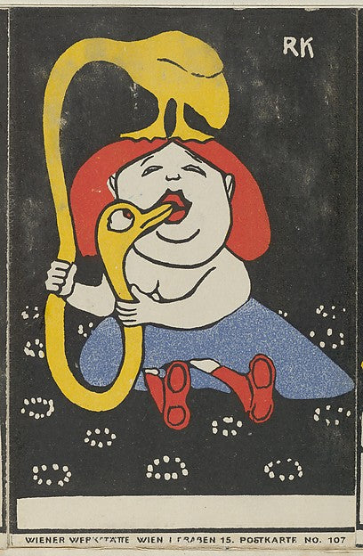 Rudolf Kalvach - Leda and the Swan 1907, Poster Print Wall Art