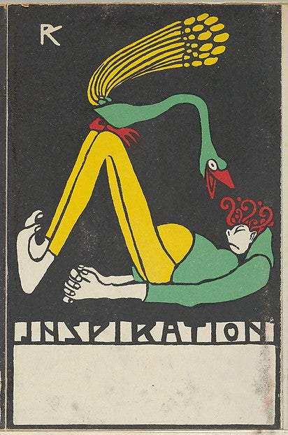 Rudolf Kalvach - Inspiration 1907, Poster Print Wall Art