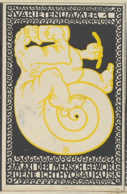 Moriz Jung Moravia 1885–1915 Manilowa ) - Variety Act 1 -  Maxi , Poster Print Wall Art