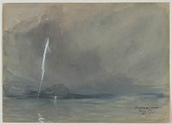 William Collingwood - Beaumaris Mount near Bangor Wales 1843, Poster Print Wall Art
