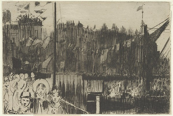 Théodore Roussel:Chelsea Regatta 1889–90-16x12"(A3) Poster
