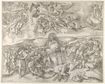 Conversion of Saul  from Michelangelo's fresco in the Pauline,16x12"(A3)Poster