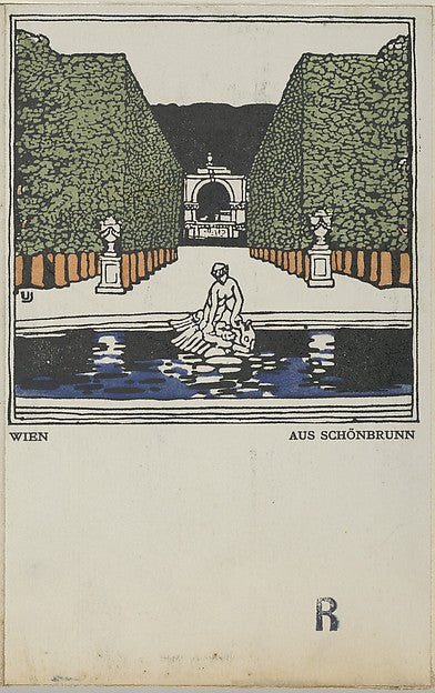 Urban Janke - Vienna -  From Schönbrunn 1908, Poster Print Wall Art