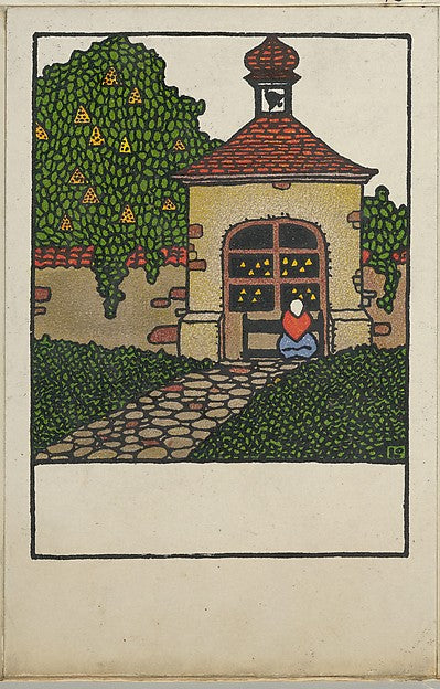 Easter Card 1908-Attributed to Otto Friedr. Carl Lendecke  188, Poster Print