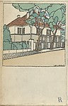 Alois Leupold-Löwenthal - Villa Hochstetter 1909, Poster Print Wall Art