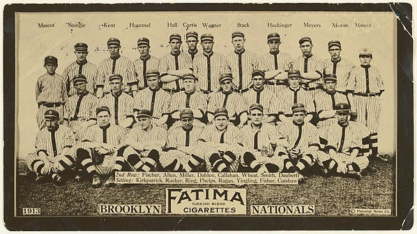 Brooklyn Dodgers  National League  from the "Baseball Team" se,  Poster Print Wall Art
