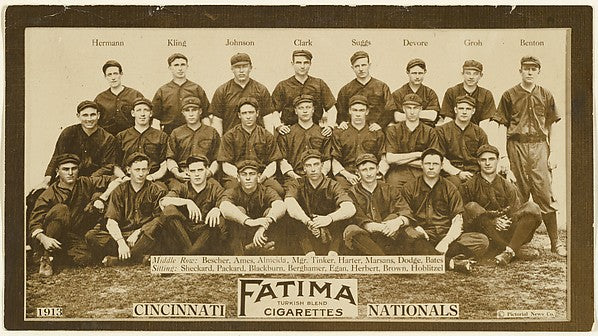 Cincinnati Reds  National League  from the "Baseball Team" ser,  Poster Print Wall Art