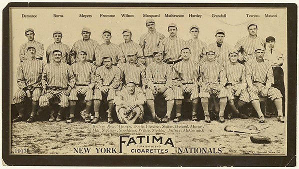 New York Giants  National League  from the "Baseball Team" ser,  Poster Print Wall Art