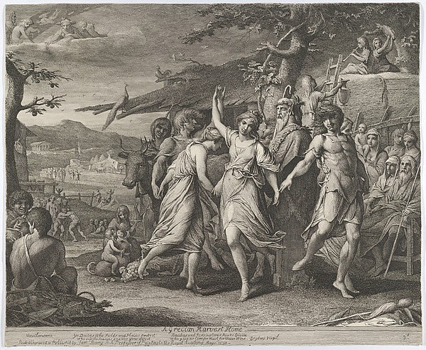 James Barry - A Grecian Harvest-Home or Thanksgiving to the Ru, Poster Print Wall Art