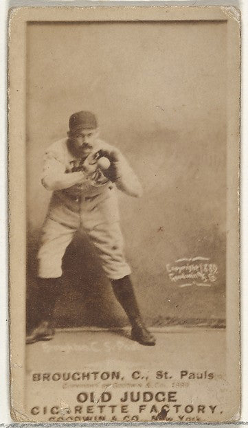 :Cecil Calvert "Cal" Broughton Catcher St. Paul Apostles fro-16x12"(A3) Poster