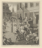 After William Hogarth:The First Stage of Cruelty c1800-16x12"(A3) Poster