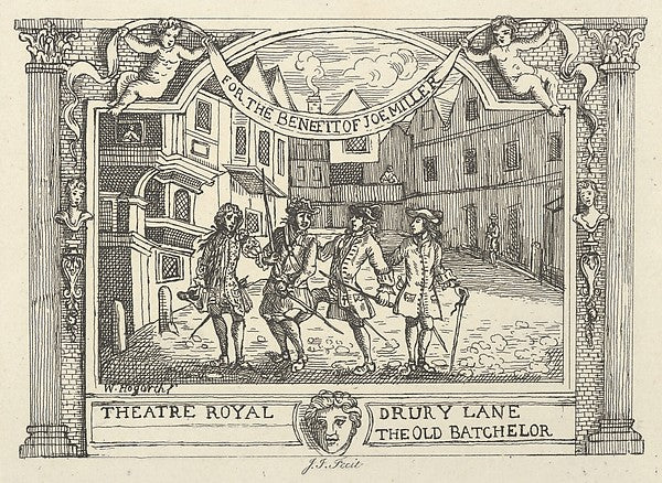 Benefit Ticket for Joe Miller 1794–99-Formerly attributed to W,  Poster Print