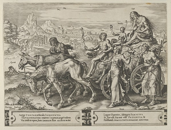 The Triumph of Want  from The Cycle of the Vicissitudes of Hum,  Poster Print