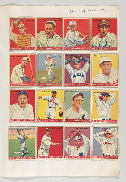 :Album 325 page 1 1933-16x12"(A3) Poster