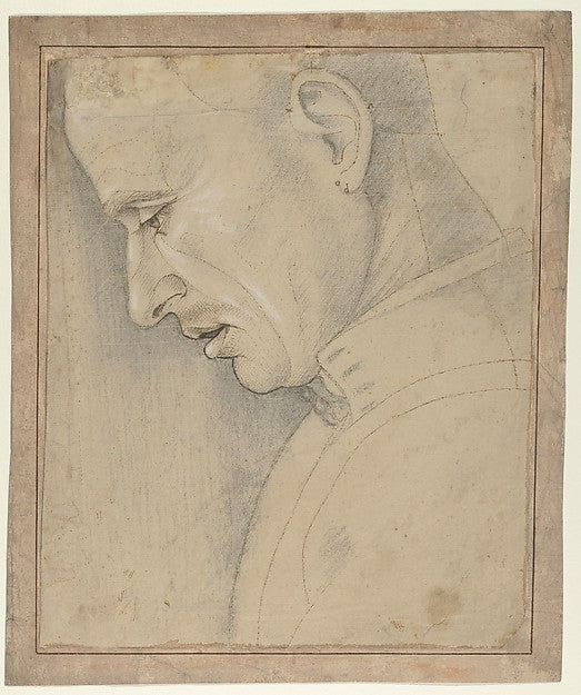 Luca Signorelli:Head of a Man in Profile 1490s-16x12"(A3) Poster