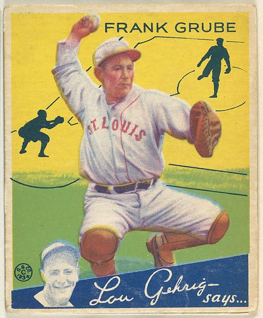 :Frank Grube St. Louis Browns 1934-16x12"(A3) Poster