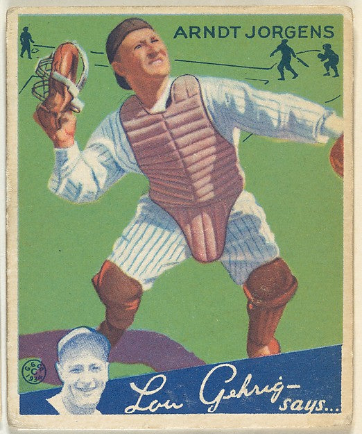 :Arndt Jorgens New York Yankees 1934-16x12"(A3) Poster