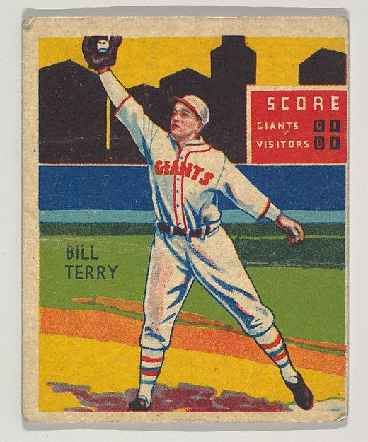 :Bill Terry-16x12"(A3) Poster