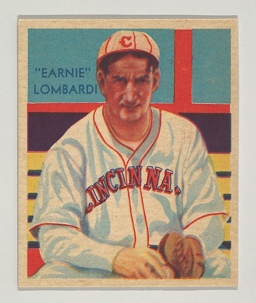 :"Earnie" Lombardi-16x12"(A3) Poster