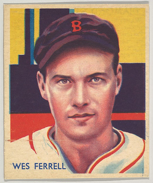 :Wes Ferrell-16x12"(A3) Poster