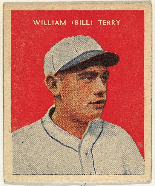 :William Terry First Baseman New York N.L.-16x12"(A3) Poster